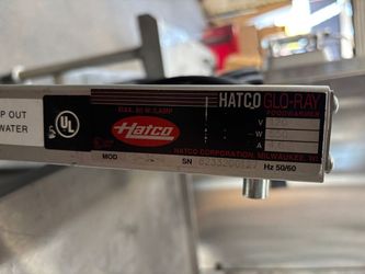 NEW 36" Food Warming Shelf Hatco GRS-36-1 Counter Top Heated Display NSF #4761-OB 