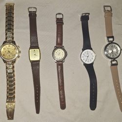 5 Sophisticated Watch Lot