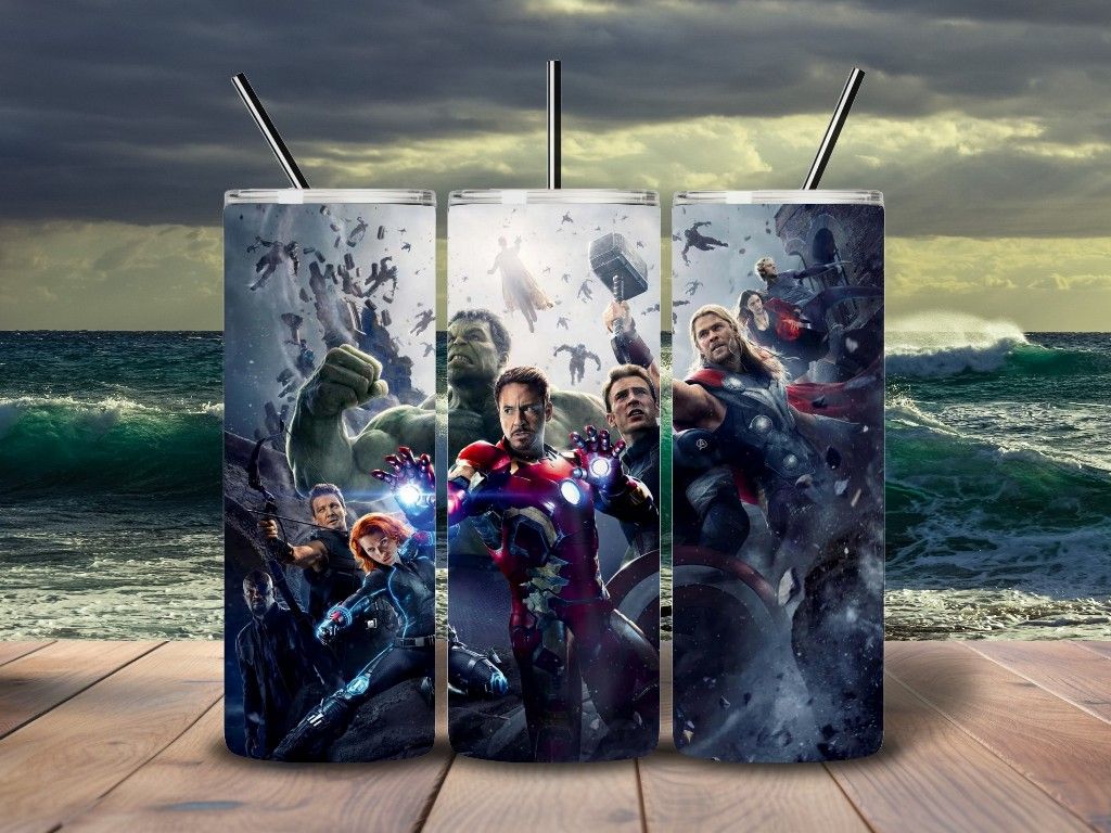 20oz Avengers Assemble Tumbler