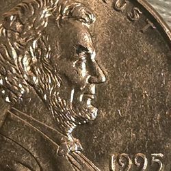 1995 DOUBLED DIE OBV LINCOLN CENT 
