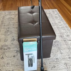 Folding cane adjustable