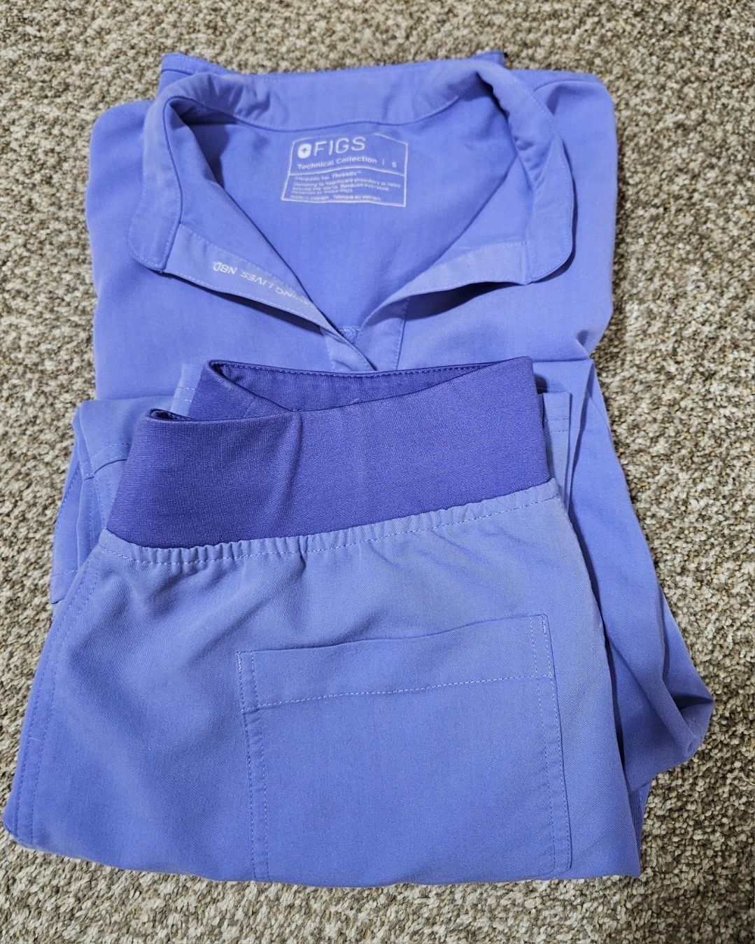 FIGS BLUE SCRUBS SET