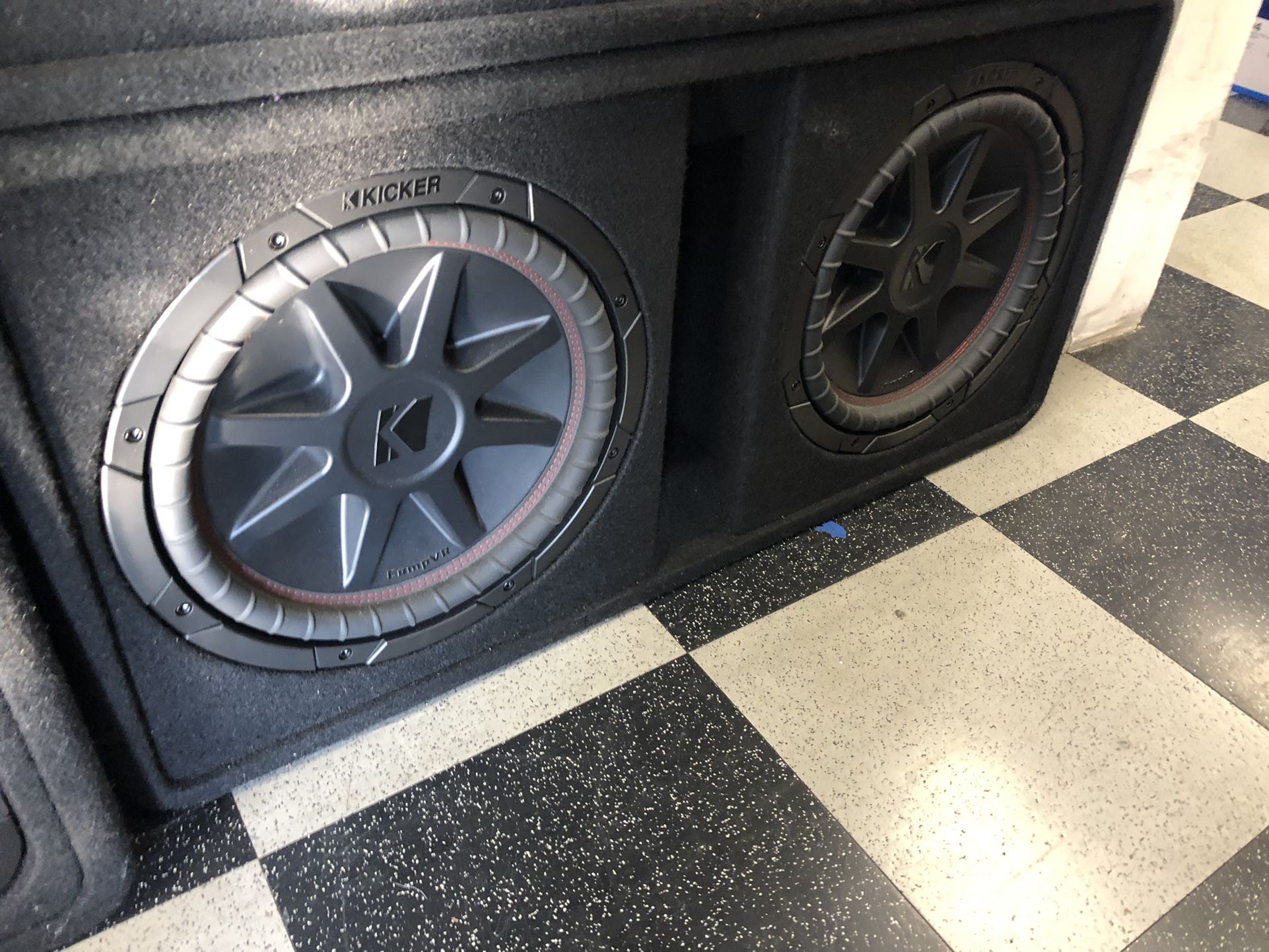 Kicker CompVR 12 Dual Ported Subwoofer Box