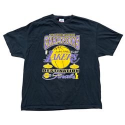 Vintage Lakers 2004 Champions NBA Finals Shirt Size XXL