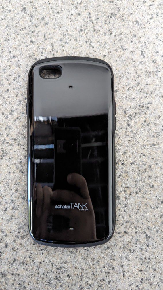 iPhone 6 Black Glossy Phone Case Shock Absorbing