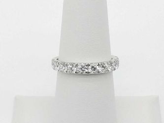 1.5 Dwt Lab Grown Diamond White Gold 3.3 Grams Size 7 Mk1225rcsmia