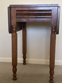 Antique Hardwood Drop leaf Table