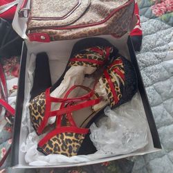 Guess Platforms With Matching Purse