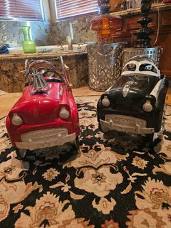 Pedal Cars Set of Two First Responder Fire Truck and Police Car, Asking $550 for the Set