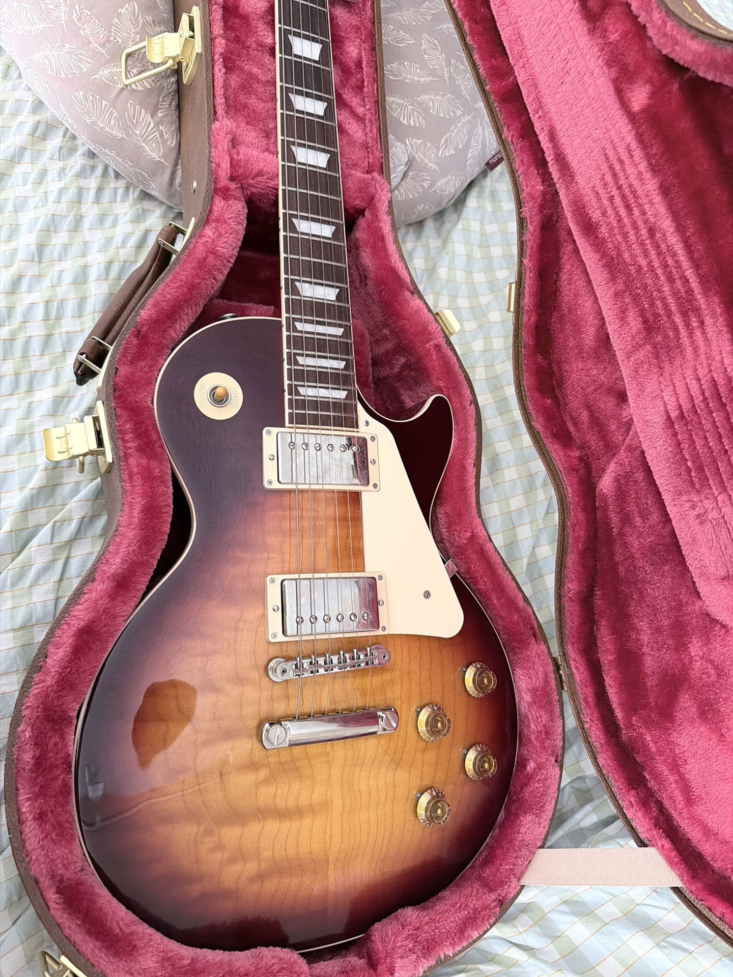 Gibson Les Paul Standard '50s Quilt Limited-Edition Electric Guitar Bourbon Burst