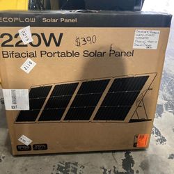 Bifacial Portable Solar Panel
