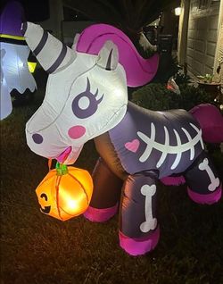 5 FEET UNICORN SKELETON  LED LIGHTS