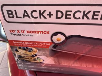 Electric Griddle (New) 20" X 11".    $38