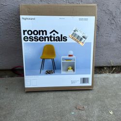 Nightstand, White Finish, Room Essentials