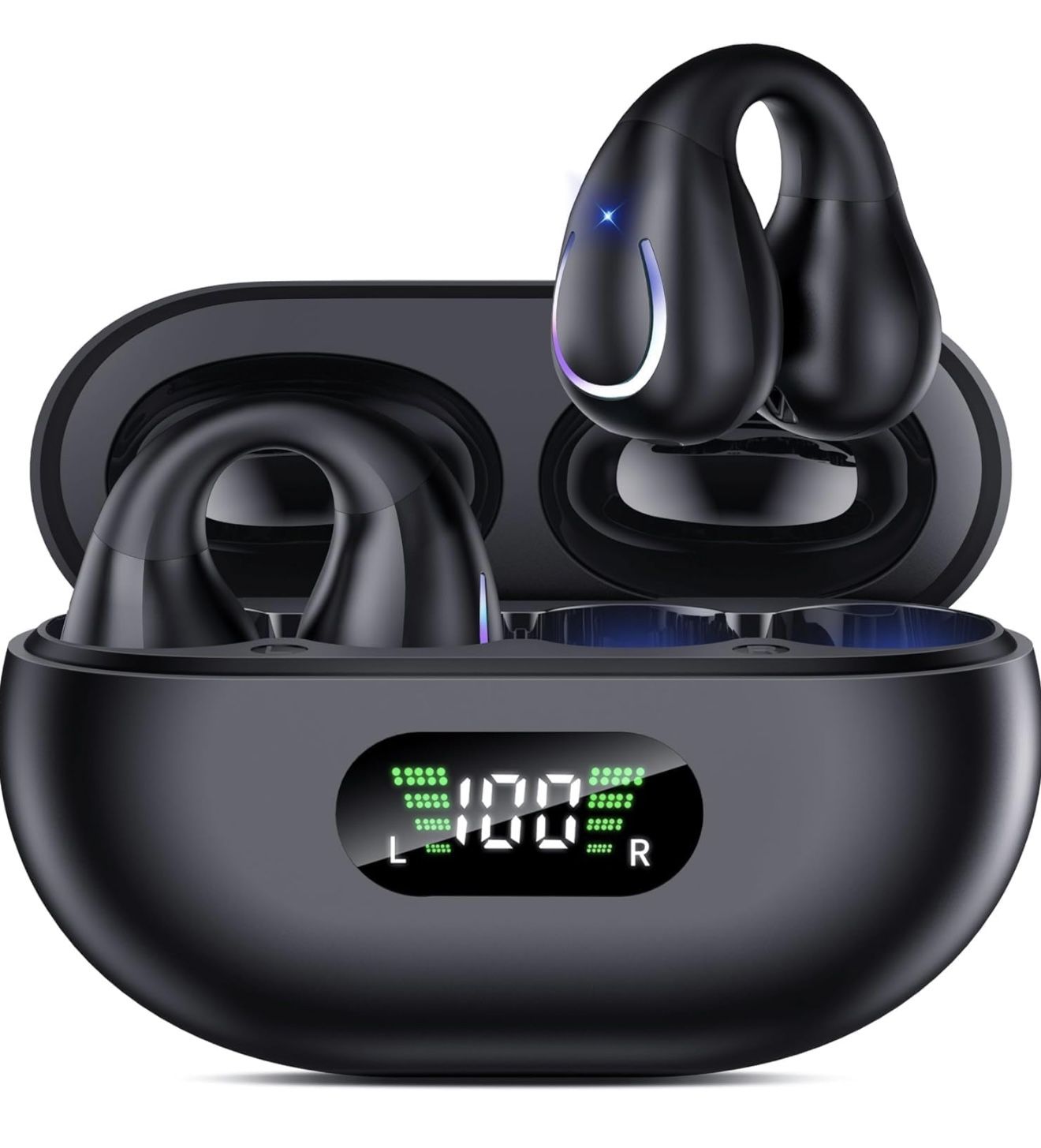 Open Ear Clip Wireless Earbuds