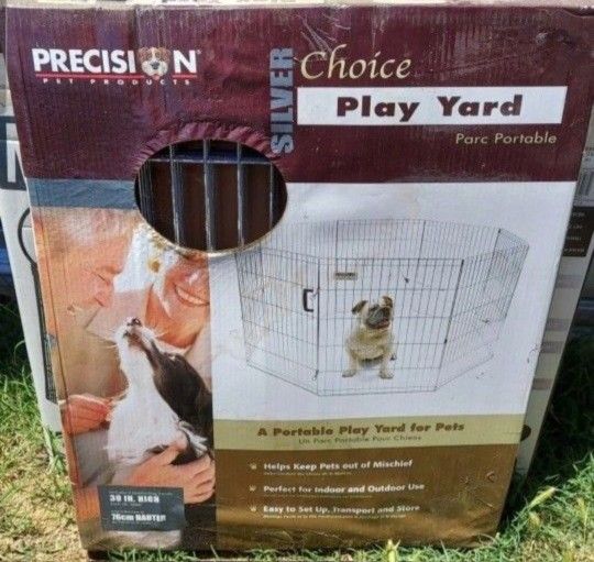 Precision Heavy Duty Play Pen Dog Cage Dog Runner