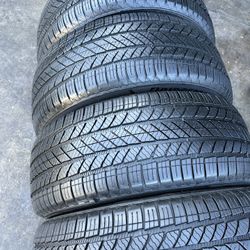COMPLETE SET OF TIRES,,,SIZE,,,275/55/R20 BRIDGESTONE ALENZA AS ULTRA
