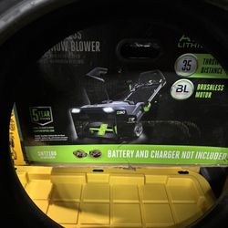 EGO POWER + Peak power 56-volt Show blower w/battery and charger