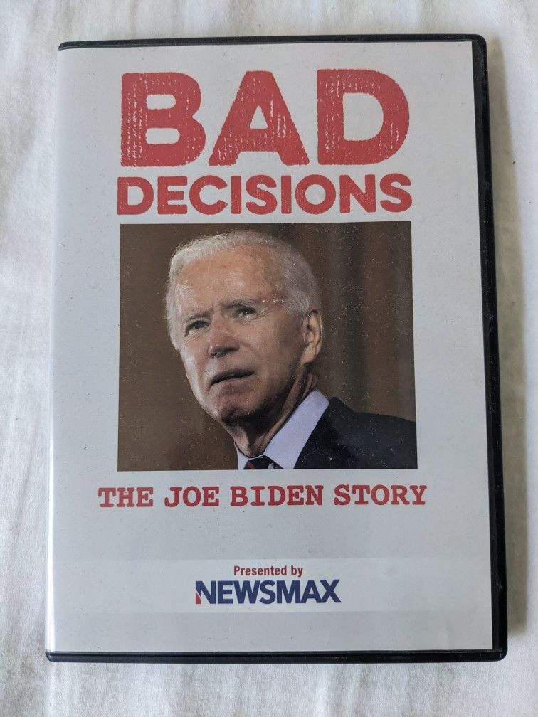 Bad Decisions: The Joe Biden Story DVD & Case
