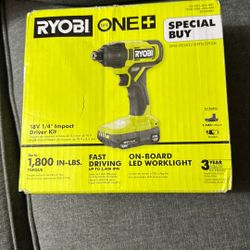Ryobi 18 V 1/4 Impact