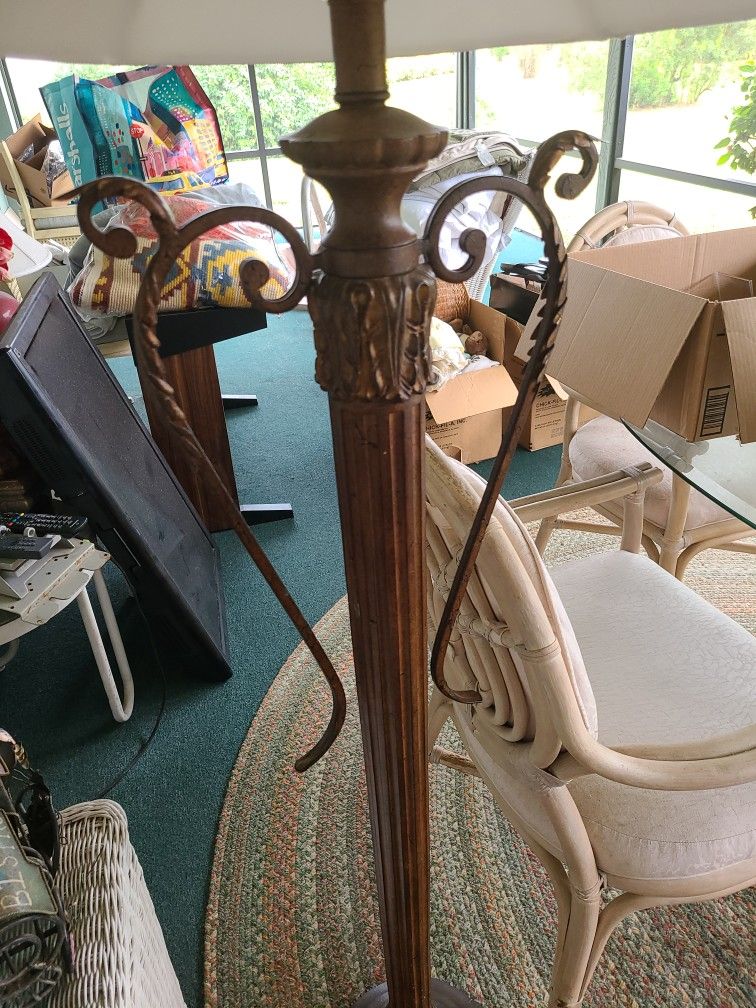 floor lamp antique heavy 