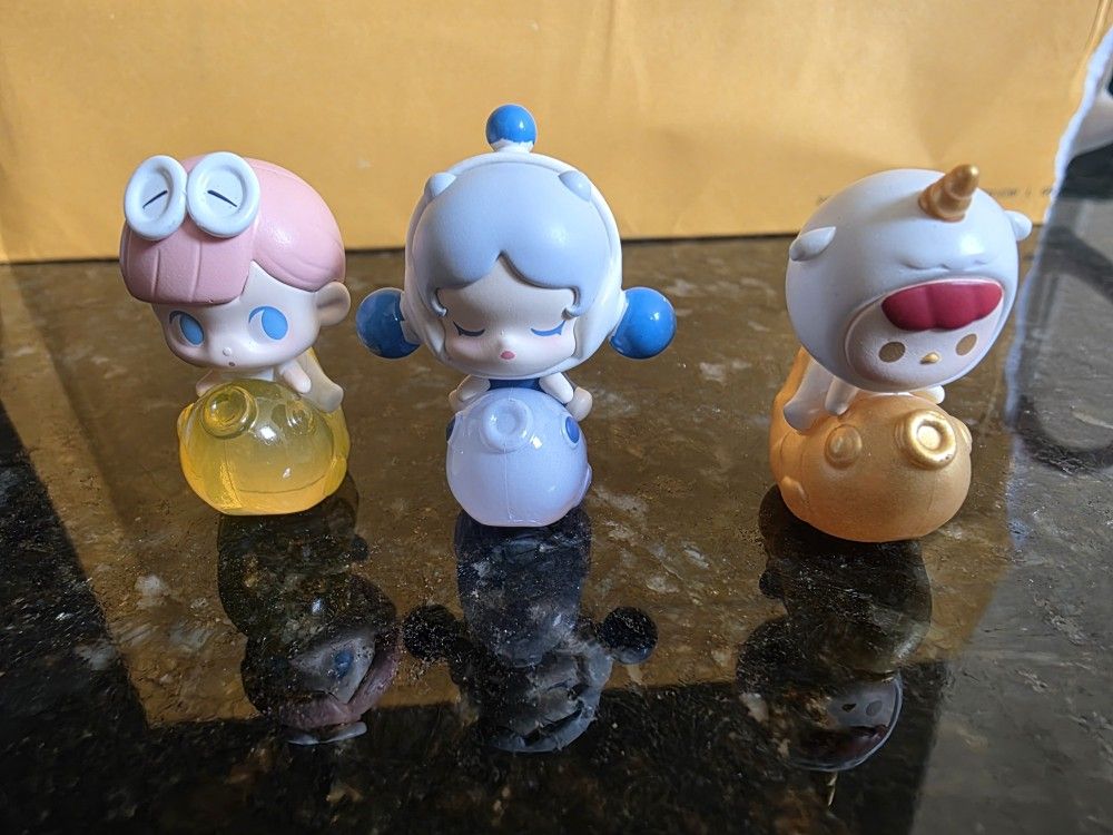 Popbean Lucky Charm Skullpanda, Pucky & LiliOs