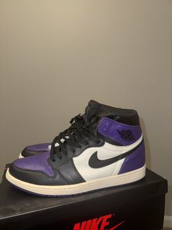 Jordan 1 Court Purple