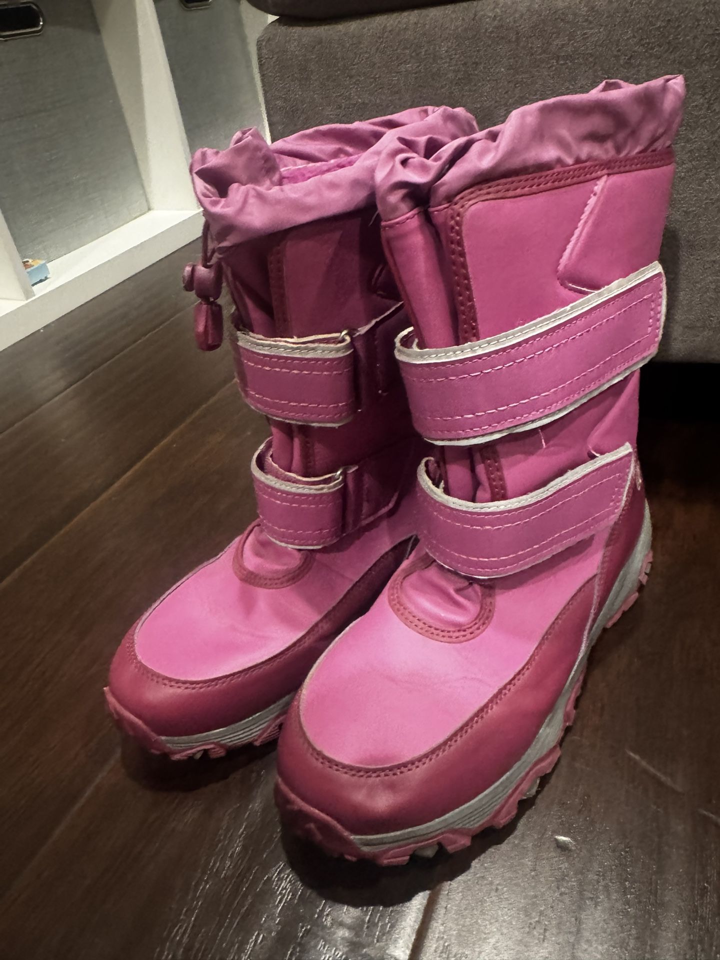 Pink Winter Boots Landsend size 6Y 