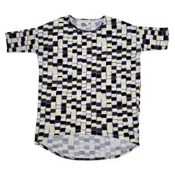 LuLaRoe Irma Tunic geometric, rounded rectangle print Womens Medium 
