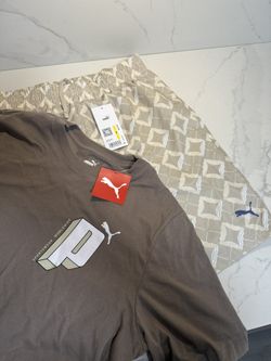 New Puma Shorts & Matching T Shirt With Tags Size Medium Men’s 