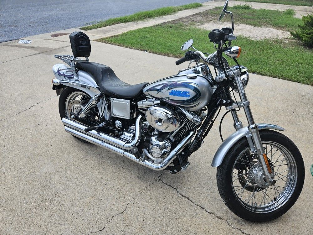 2005 Harley-Davidson Dyna Low Rider silver blue