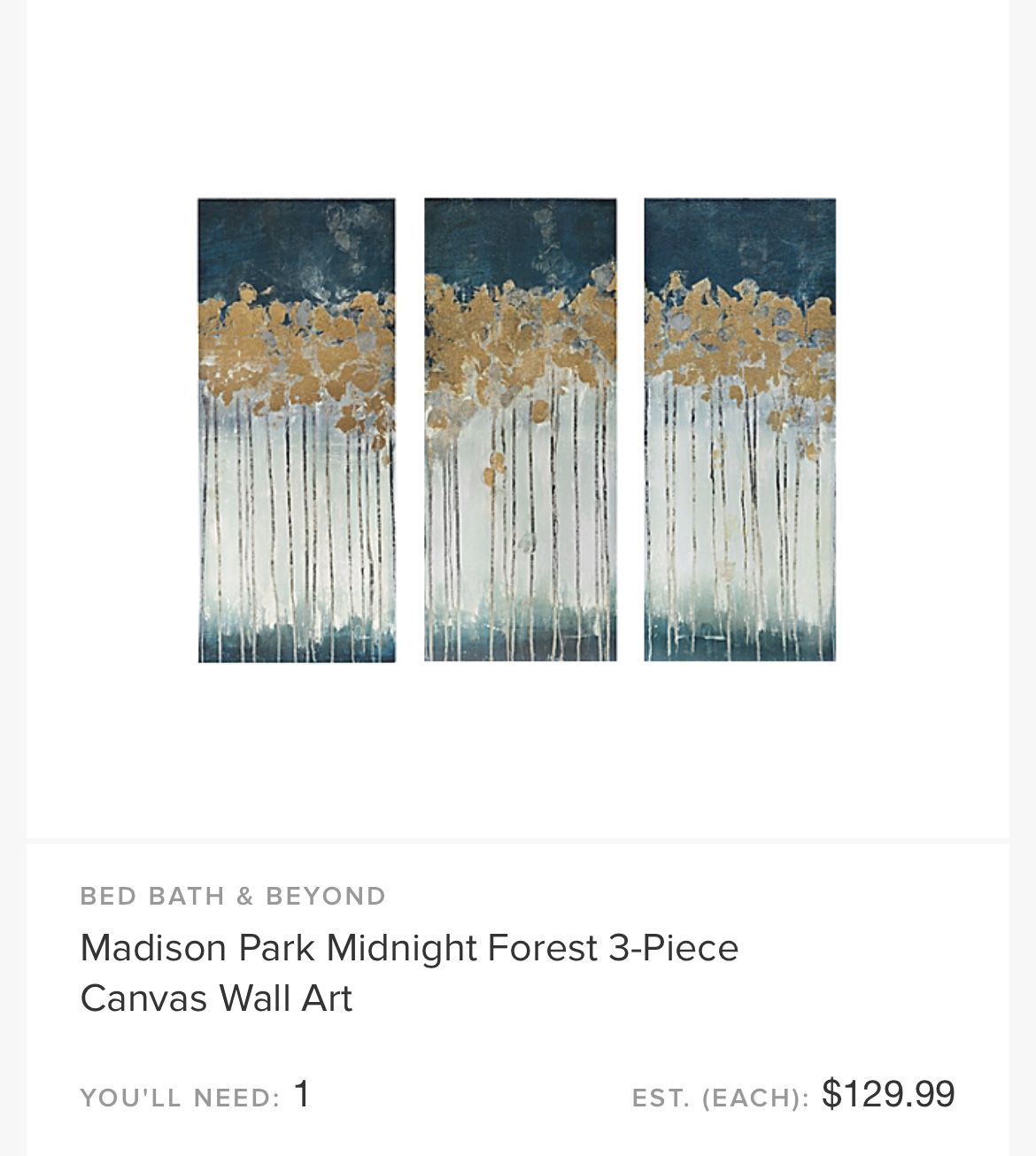 Forest 3-piece Wall Art