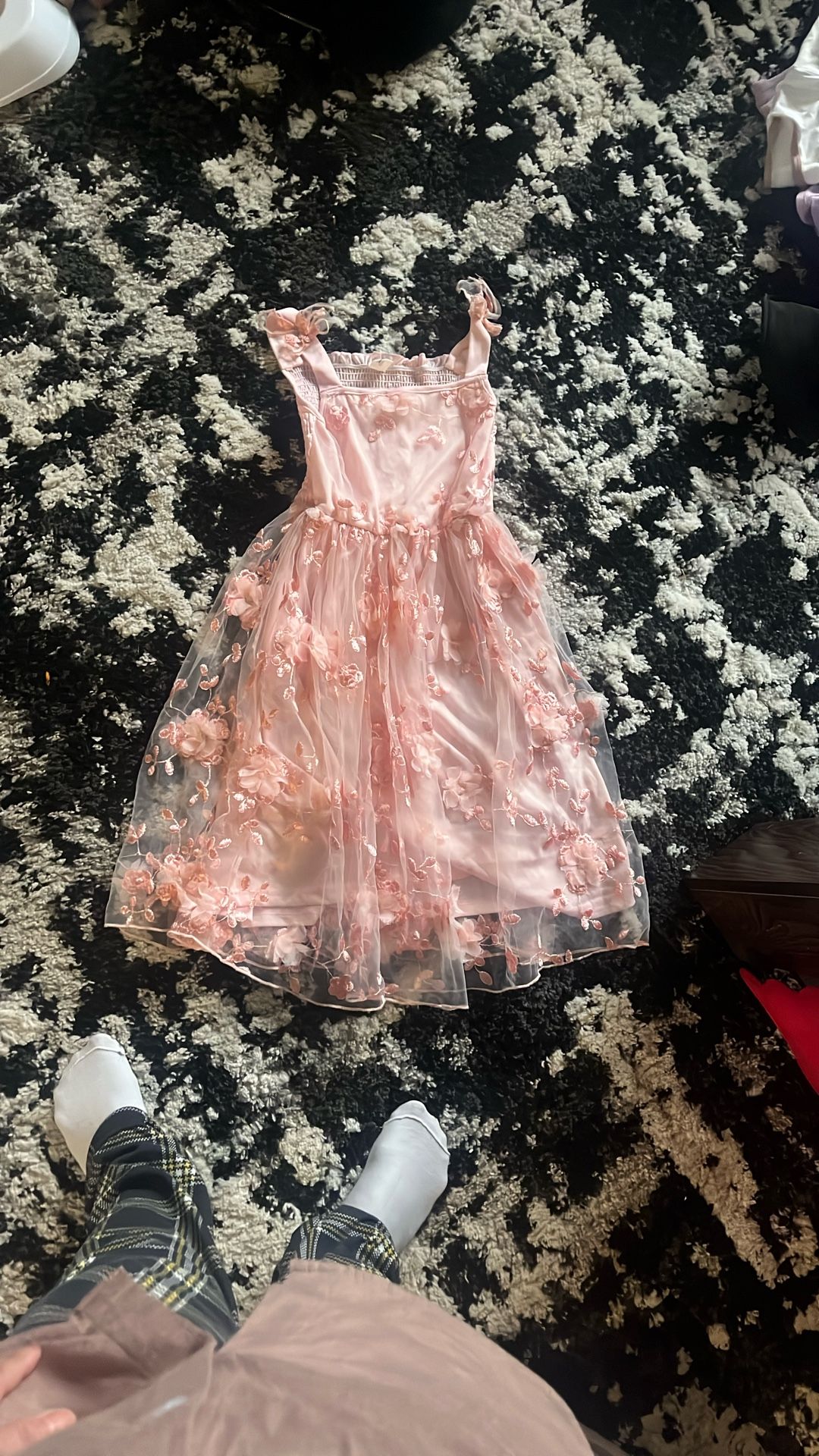 Size #9 SHEIN Girls Dress Peach Color