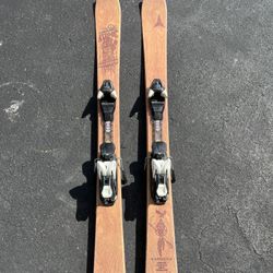 Atomic Bent Chetler Mini Skis – 143cm – With Bindings – Freestyle All-Mountain - Poles Included