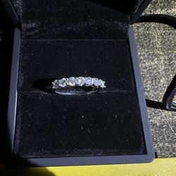 Moissanite Diamond Women’s Band Ring Size 7
