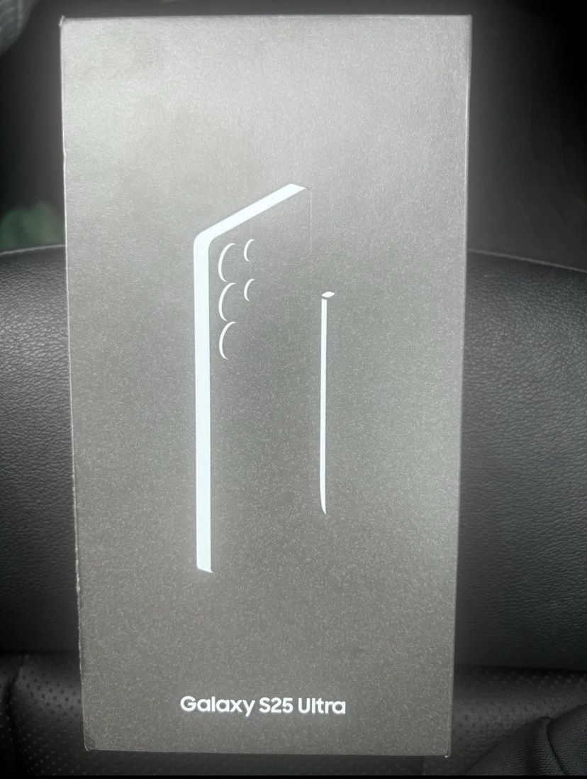 Samsung Galaxy S25 Ultra Titanium Black Sealed.  