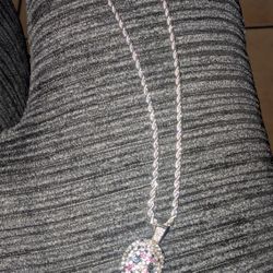 925 Sterling Silver/ Moissanite And Cubic Zirconia