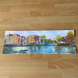 Water Color Painting Of The Netherlands By An Unknown Artist