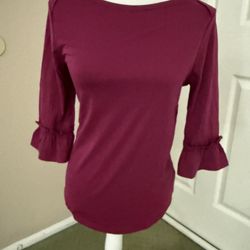 Poetsky Womens Casual 3/4 Sleeve Top