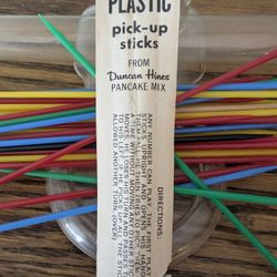Vintage Duncan Hines Pancake Mix Pick Up Sticks Advertising Premium Game. 
