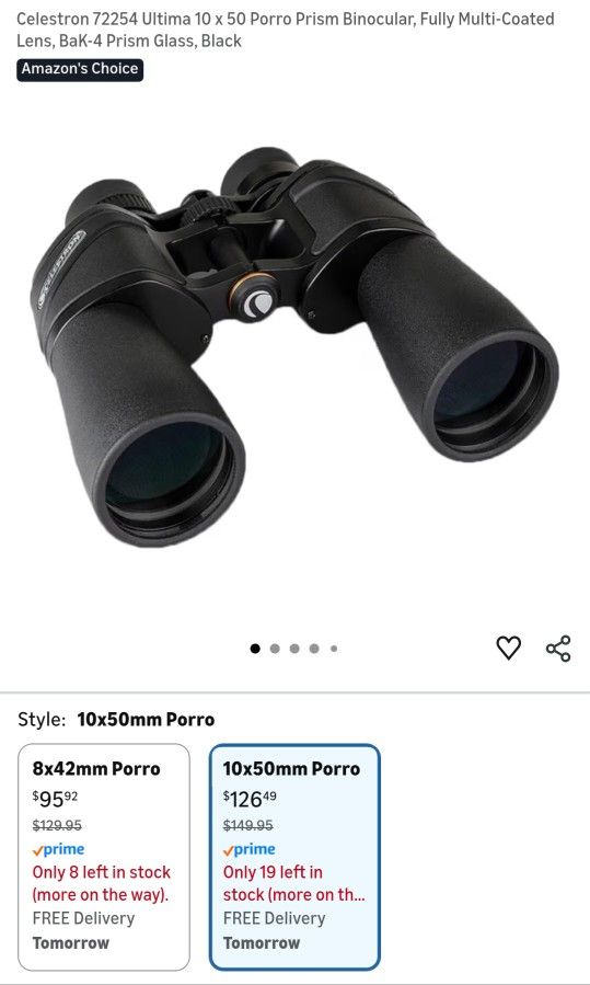 Binoculars Celesteon Ultima 10x50