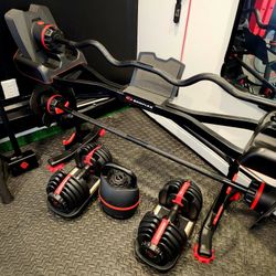 Bowflex & Ethos OLYMPIC HOME GYM SET UP