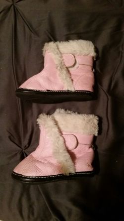Pink Toddler Boots Size 4