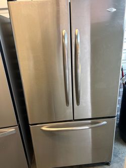 ❄️ COUNTER DEPTH MAYTAG STAINLESS STEEL FRENCH DOOR REFRIGERATOR ❄️