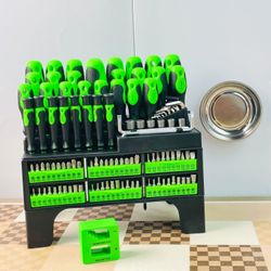 Magnetic Precision Screwdriver Set 115 in 1 Repair Tool Kit w/ Stand