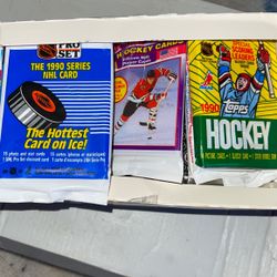 Open Packs Of 1990-91 Hockey Cards