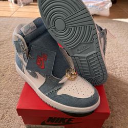 Brand New Authentic Air Jordan 1 Retro High OG "Denim" Mens Size 10, Not Travis Scott, Dior, Union, Supreme, Louis Vuitton