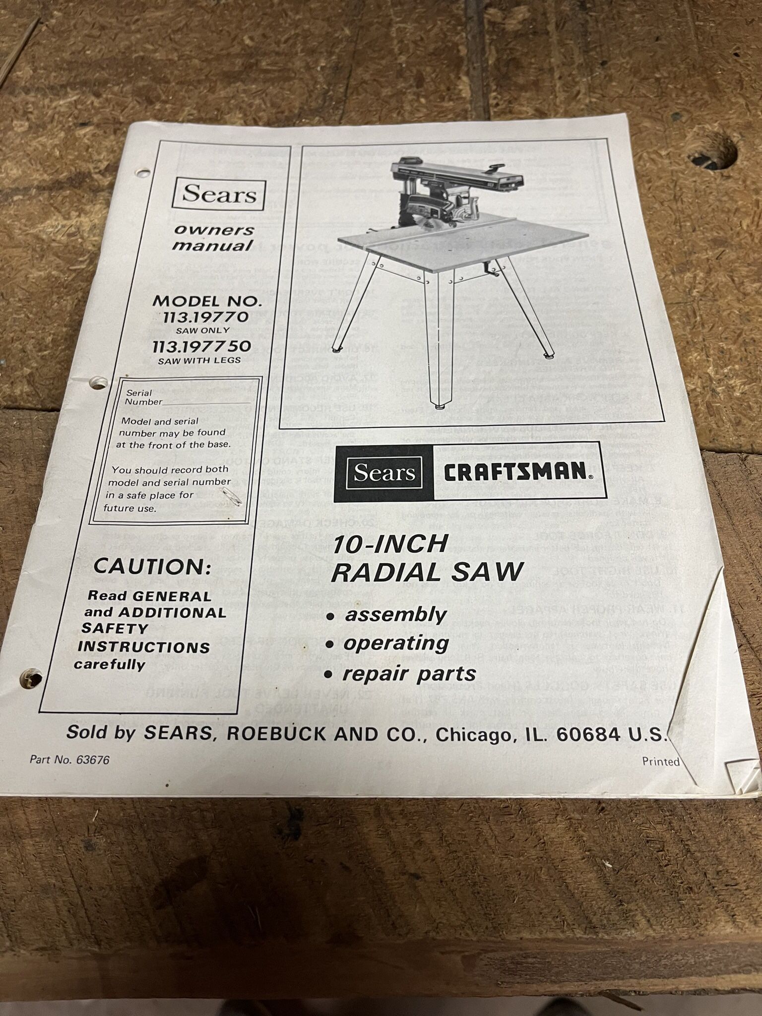 10 Inch Radial Saw