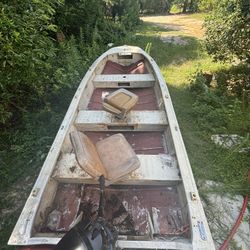 14 Ft Boat With Mercury Motor 