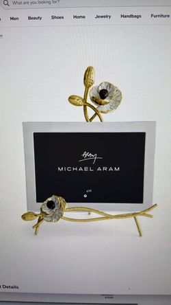 Michael Aram Aemone Easel Frame new in box MSRP $185